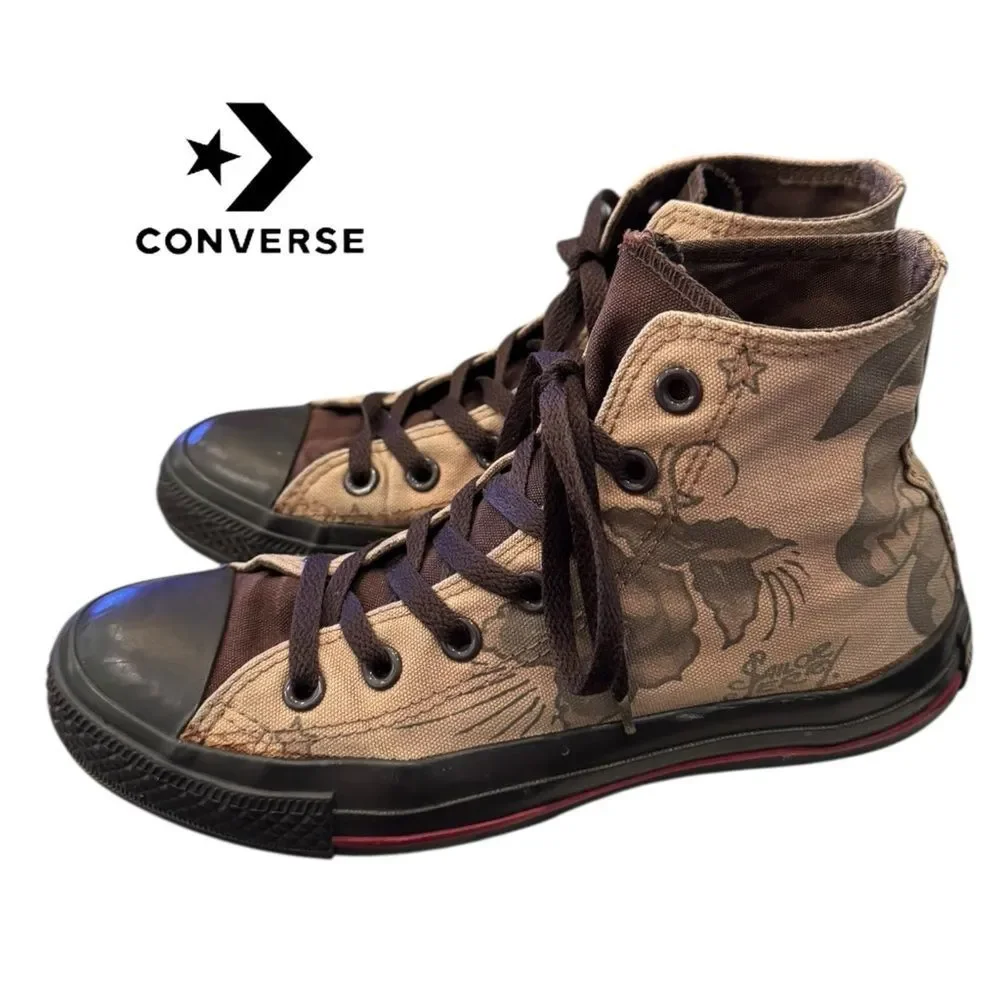 Converse 1X983 All Star Chuck Taylor Sailor Jerry Brown Women’s Sneaker 7